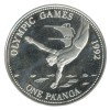 Pièce en argent 925‰ - Jeux Olympiques d'été de Barcelone 1992 - Le plongeur
