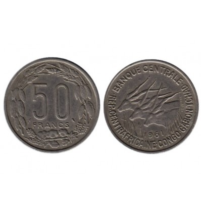 50 Francs Republiques Afrique Equatoriale - Etats de l'Afrique Equatoriale