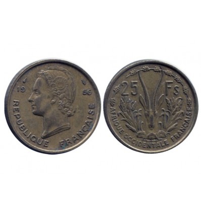 25 Francs Afrique Occidentale Française