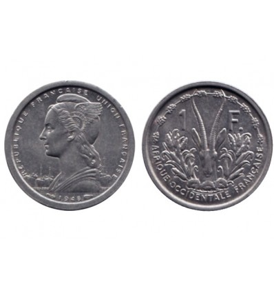 1 Franc Afrique Occidentale Française - Union Française