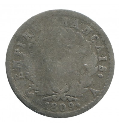 1/2 Franc Napoléon Ier Tête Laurée Revers Empire