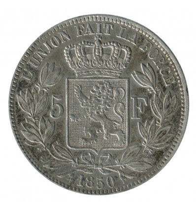 5 Francs Leopold Ier - Belgique Argent