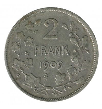 2 Francs Leopold II - Belgique Argent