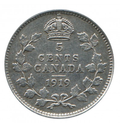 5 Cents Georges V - Canada Argent