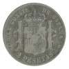 2 Pesetas Alphonse XII - Espagne  Argent