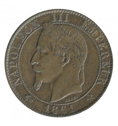 5 Centimes Napoléon III Tête Laurée