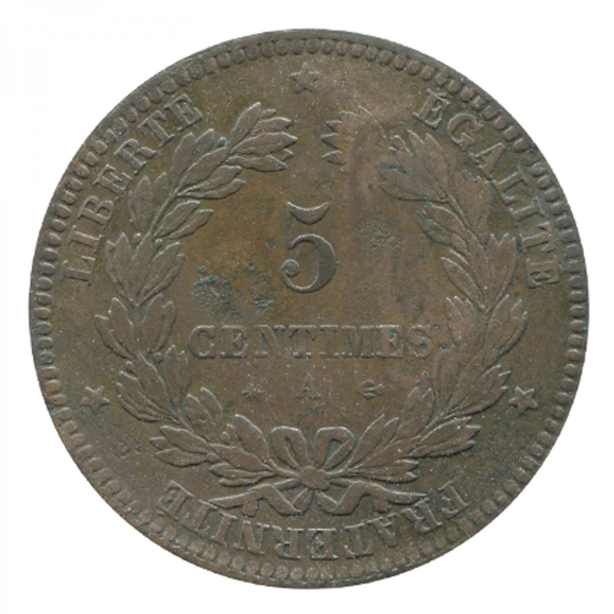 5 Centimes Cérès 1883 – Monnaie France Bronze – Petit A (10/41) – XIXe