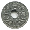 5 Centimes Lindauer "Trou Décentré"