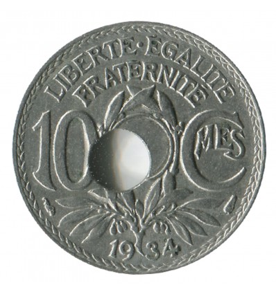 10 Centimes Lindauer "Trou Décentré"