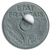 20 Centimes Etat Français "Trou Décentré"