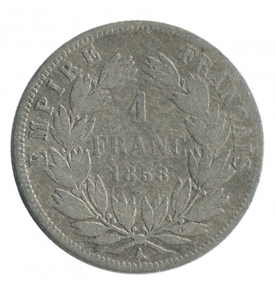 1 Franc Napoléon III Tête Nue