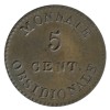 5 Centimes Louis XVIII Siège d'Anvers