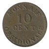 10 Centimes Louis XVIII Siège d'Anvers avec Points