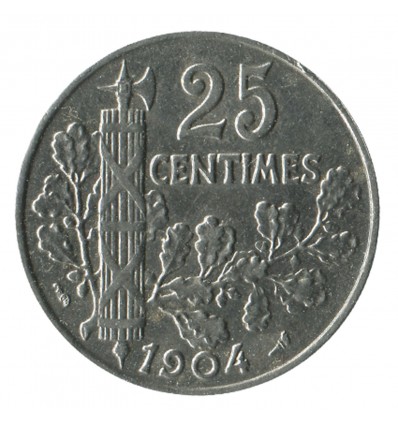 25 Centimes Patey Deuxième type