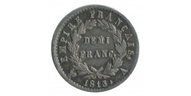 1/2 Franc Napoléon Ier Tête Laurée Revers Empire