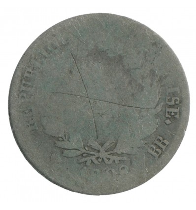 1 Franc Napoléon Ier Tête Laurée Revers Empire