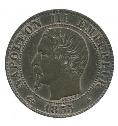 5 Centimes Napoléon III Tête Nue