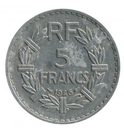 5 Francs Lavrillier Aluminum