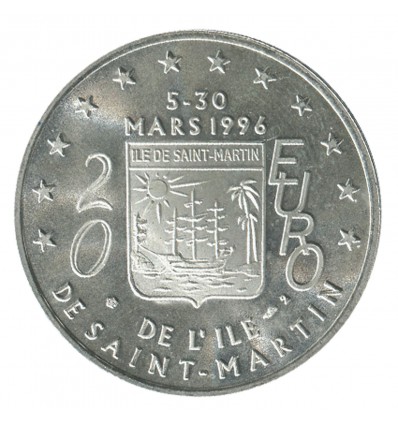 20 Euros - St Martin Caraïbes Françaises
