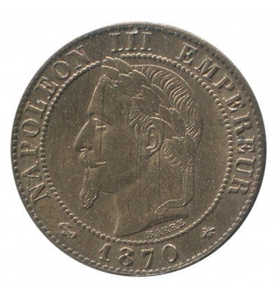 1 Centime Napoléon III Tête Laurée