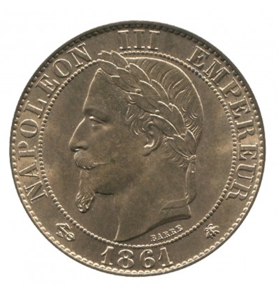 5 Centimes Napoléon III Tête Laurée