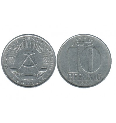 10 Pfennig Allemagne - Allemagne Democratique