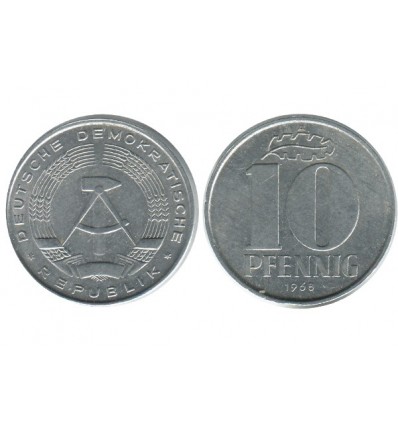 10 Pfennig Allemagne - Allemagne Democratique