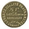 1/2 Franc Associations Fraternelles des Ménages Laiton