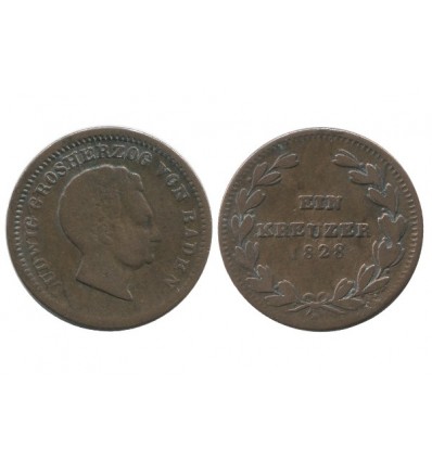 1 Kreuzer Louis I allemagne - bade