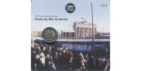 2 Euros Commémorative France 2019 Mur de Berlin