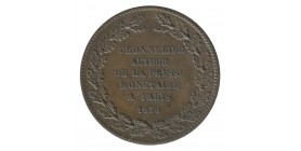 Module de 5 Francs Louis-Philippe Ier à Mon Ami Bihourd Négociant au Chili par Thonnelier