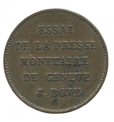 Module de 50 Centimes Louis-Philippe Ier Essai de la Presse Monétaire de Genève
