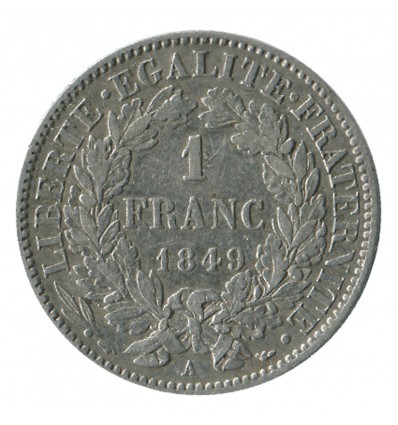 1 Franc Cérès Deuxième République