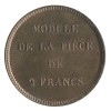 Module de 2 Francs Louis-Philippe Ier Epreuve des Presses Thonnelier