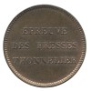 Module de 2 Francs Louis-Philippe Ier Epreuve des Presses Thonnelier