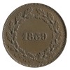 Module de 10 Centimes Louis-Philippe Ier Effigie de Louis XIII Buste Enfant Cuivre