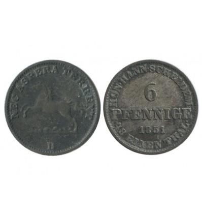 6 Pfennig Allemagne - Hanovre