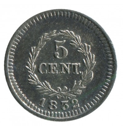 5 Centimes Henri V Buste Habillé