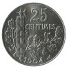 25 Centimes Patey Piéfort Tranche à 22 Pans