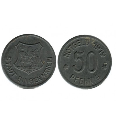 Bingen S/rhin- 50 Pfennig Allemagne - Monnaie de Necessite