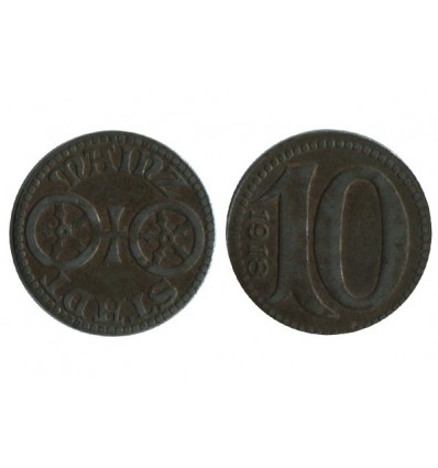 Stadt Mainz- 10 Pfennig Allemagne - Monnaie de Necessite