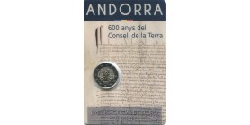 2 Euros Commémoratives Andorre 2019 Conseil de la Terre
