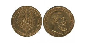 20 Marks Frederic III Allemagne - Prusse