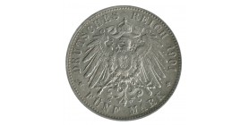 5 Marks Guillaume II - Allemagne Wurtenberg Argent