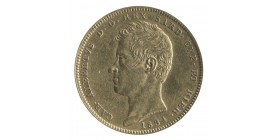 100 Lires Charles Albert - Italie Sardaigne