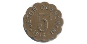 Jeton Quercy 5 Centimes - Montpellier Bronze