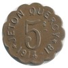Jeton Quercy 5 Centimes - Montpellier Bronze