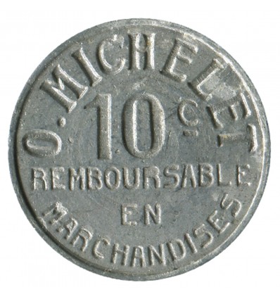 10 Centimes Pau Michelet Aluminium