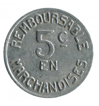 5 Cent Coopérative Militaire Pau Aluminium