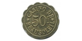 Jeton de 50 Centimes Casino - Beausoleil Laiton